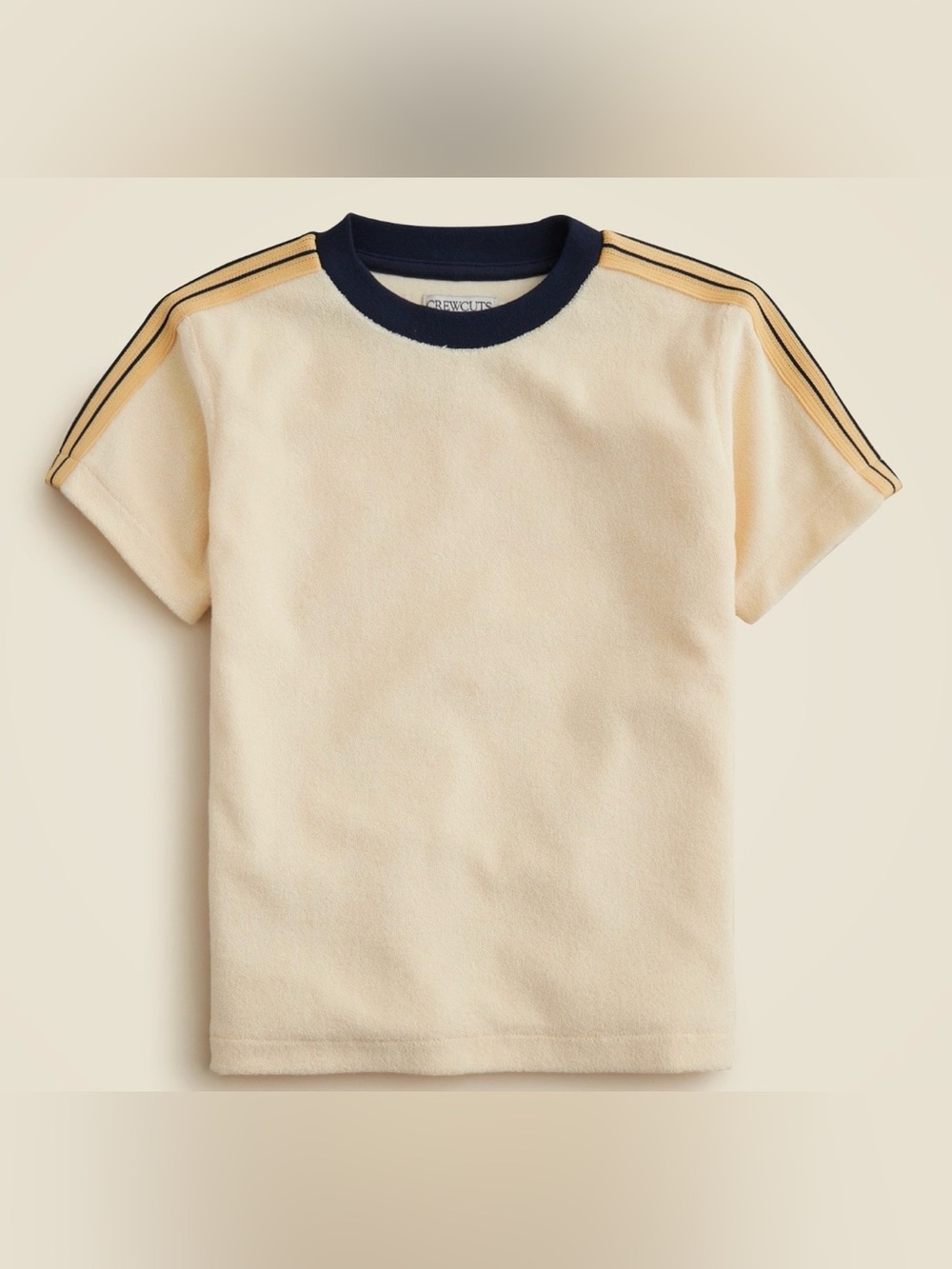 Crew Cuts Kids' side-stripe towel terry set